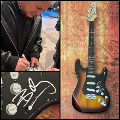 GFA BIOHAZARD SINGER * BILLY GRAZIADEI * SIGNED ELECTRIC GUITAR PROOF COA COLLECTIBLE MEMORABILIA