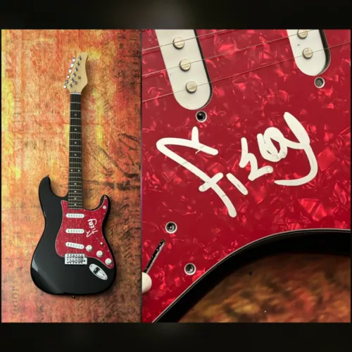 GFA KORN BAND BASSIST * REGINALD FIELDY ARVIZU * SIGNED ELECTRIC GUITAR COA COLLECTIBLE MEMORABILIA