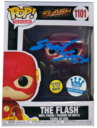 GRANT GUSTIN SIGNED AUTOGRAPHED FUNKO POP VINYL THE FLASH 1101 AUTHENTIC JSA COLLECTIBLE MEMORABILIA