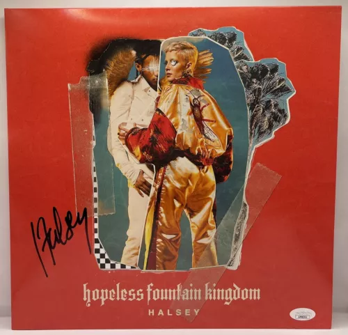 HALSEY SIGNED AUTOGRAPHED HOPELESS FOUNTAIN KINGDOM VINYL ALBUM JSA COA ASHLEY COLLECTIBLE MEMORABILIA