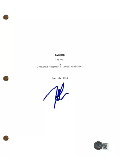 Hoon Lee Signed Autograph Banshee Pilot Episode Script Screenplay Beckett COA