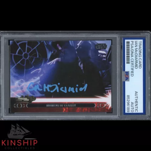 IAN MCDIARMID SIGNED 2013 TOPPS TRADING CARD PSA DNA SLAB STAR WARS AUTO C3343 COLLECTIBLE MEMORABILIA