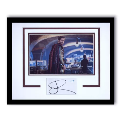 JAKE GYLLENHAAL “SPIDER-MAN: FAR FROM HOME” SIGNED FRAMED 11×14 DISPLAY ACOA COLLECTIBLE MEMORABILIA