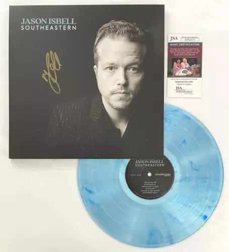 JASON ISBELL SIGNED AUTOGRAPH ALBUM VINYL RECORD LP SOUTHEASTERN W/ JSA COA COLLECTIBLE MEMORABILIA