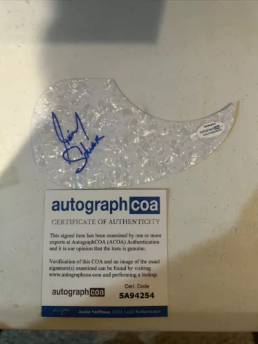 JIMMY STURR POLKA KING SIGNED AUTOGRAPH ACOUSTIC PICKGUARD GUITAR ACOA