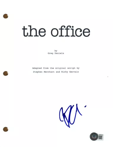 JOHN KRASINSKI SIGNED AUTOGRAPH THE OFFICE PILOT SCRIPT JIM HALPERT BECKETT COA COLLECTIBLE MEMORABILIA
