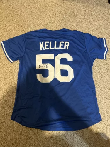 KANSAS CITY ROYALS- BRAD KELLER SIGNED AUTOGRAPH JERSEY COA BASEBALL COLLECTIBLE MEMORABILIA