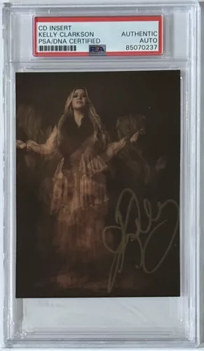 KELLY CLARKSON SIGNED CHEMISTRY CD COVER PICTURE PSA DNA COA AUTOGRAPHED COLLECTIBLE MEMORABILIA