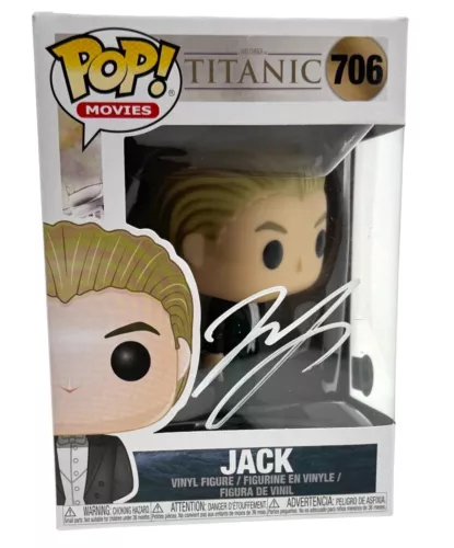 LEONARDO DICAPRIO SIGNED FUNKO POP TITANIC JACK 706 AUTOGRAPH BECKETT COA COLLECTIBLE MEMORABILIA