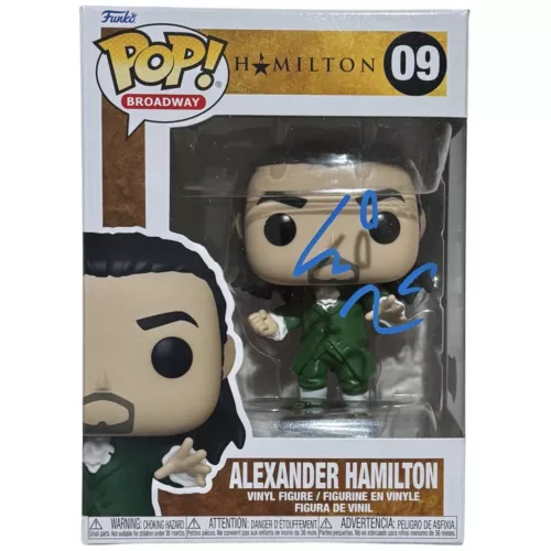 Lin-Manuel Miranda 'Hamilton' Signed Alexander Hamilton Funko Pop 09 Beckett COA