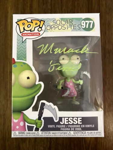 MARY MACK SIGNED AUTOGRAPHED FUNKO POP SOLAR OPPOSITES STAR “JESSE” RARE PROOF COLLECTIBLE MEMORABILIA
