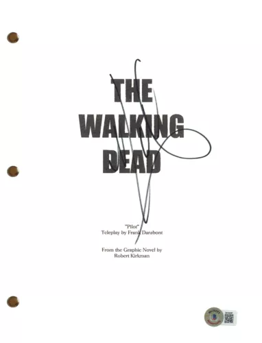 MICHAEL CUDLITZ SIGNED AUTOGRAPH THE WALKING DEAD PILOT EPISODE SCRIPT BAS COA COLLECTIBLE MEMORABILIA