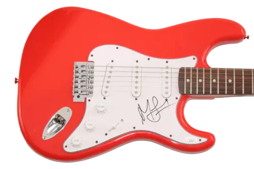Miranda Lambert Signed Autograph Red Fender Electric Guitar - Revolution JSA COA