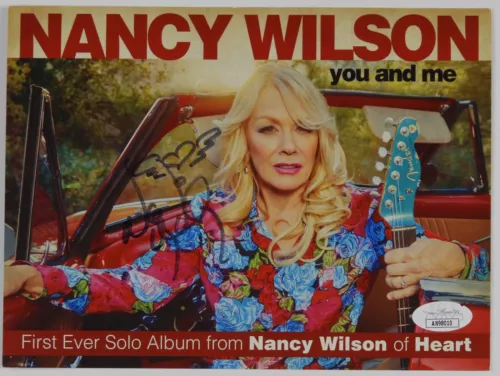 Nancy Wilson Heart JSA Signed Autograph CD Card You and Me CD