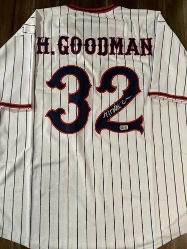 NICK SWARDSON ‘BENCHWARMERS’ SIGNED JERSEY ‘HOWIE GOODMAN’ BECKETT COLLECTIBLE MEMORABILIA
