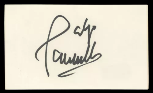 PAUL ANKA MUSICIAN AUTHENTIC SIGNED 3×5 INDEX CARD AUTOGRAPHED BAS #BL96915 COLLECTIBLE MEMORABILIA