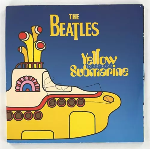 PAUL MCCARTNEY THE BEATLES SIGNED AUTOGRAPH ALBUM RECORD LP YELLOW SUBMARINE PSA COLLECTIBLE MEMORABILIA