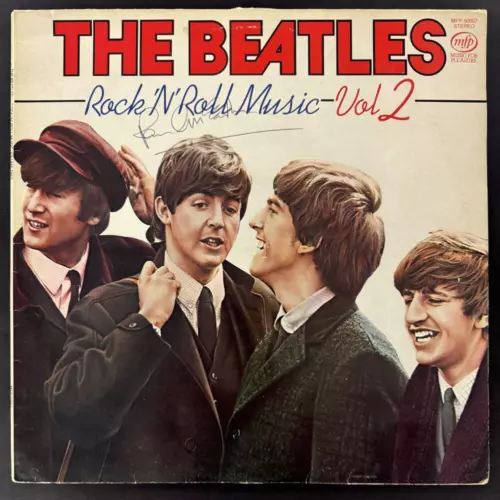 PAUL MCCARTNEY THE BEATLES SIGNED AUTOGRAPH ALBUM VINYL RECORD LP – JSA REAL COA COLLECTIBLE MEMORABILIA