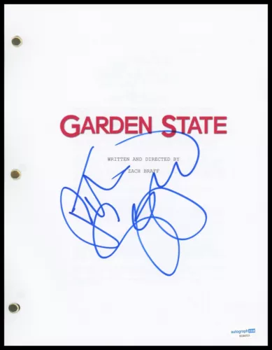 PETER SARSGAARD “GARDEN STATE” AUTOGRAPH SIGNED ‘MARK’ SCRIPT SCREENPLAY ACOA COLLECTIBLE MEMORABILIA