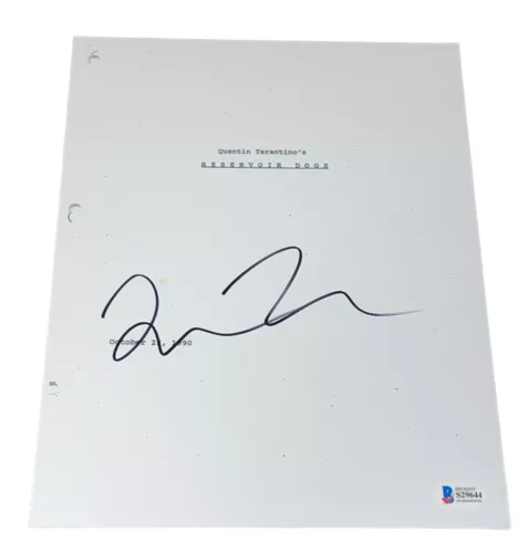 QUENTIN TARANTINO SIGNED AUTOGRAPH RESERVOIR DOGS SCRIPT SCREENPLAY BAS NYC H COLLECTIBLE MEMORABILIA