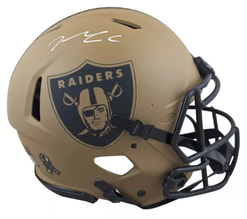 RAIDERS MAXX CROSBY SIGNED STS II FULL SIZE SPEED PROLINE HELMET FANATICS COLLECTIBLE MEMORABILIA