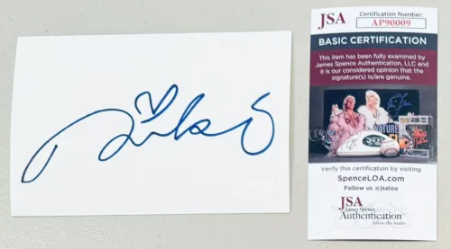 RINKO KIKUCHI SIGNED AUTOGRAPHED 4×6 CARD JSA CERT PACIFIC RIM COLLECTIBLE MEMORABILIA