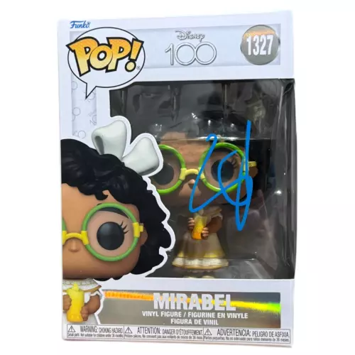 STEPHANIE BEATRIZ ENCANTO SIGNED MIRABEL FUNKO POP 1327 AUTOGRAPH DISNEY BAS COA COLLECTIBLE MEMORABILIA