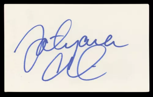 TATYANA ALI FRESH PRINCE OF BEL-AIR AUTHENTIC SIGNED 3×5 INDEX CARD BAS #BL96800 COLLECTIBLE MEMORABILIA