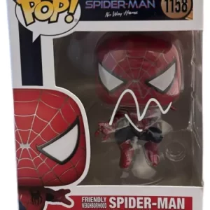 Tobey Maguire Signed Funko Pop Spider-Man No Way Home 1158 Autograph Beckett COA