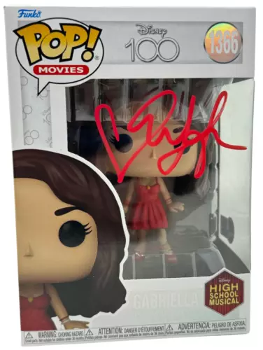 VANESSA HUDGENS SIGNED FUNKO POP GABRIELLA HIGH SCHOOL MUSICAL AUTOGRAPH BAS COA COLLECTIBLE MEMORABILIA