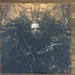 Venera KORN Munky James Shaffey Chris Hunt SIGNED White Vinyl LP BAS Beckett COA