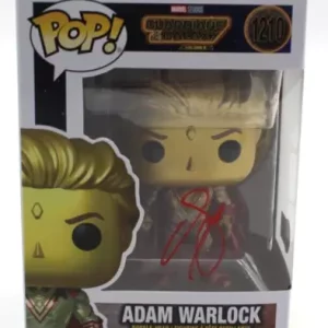 Will Poulter Signed Funko Pop 1210 Adam Warlock w/Beckett COA BM61811 Marvel