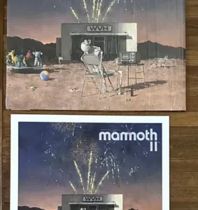 WVH Wolfgang Van Halen Mammoth II Tangerine Vinyl LP & Signed Art Card BAS COA