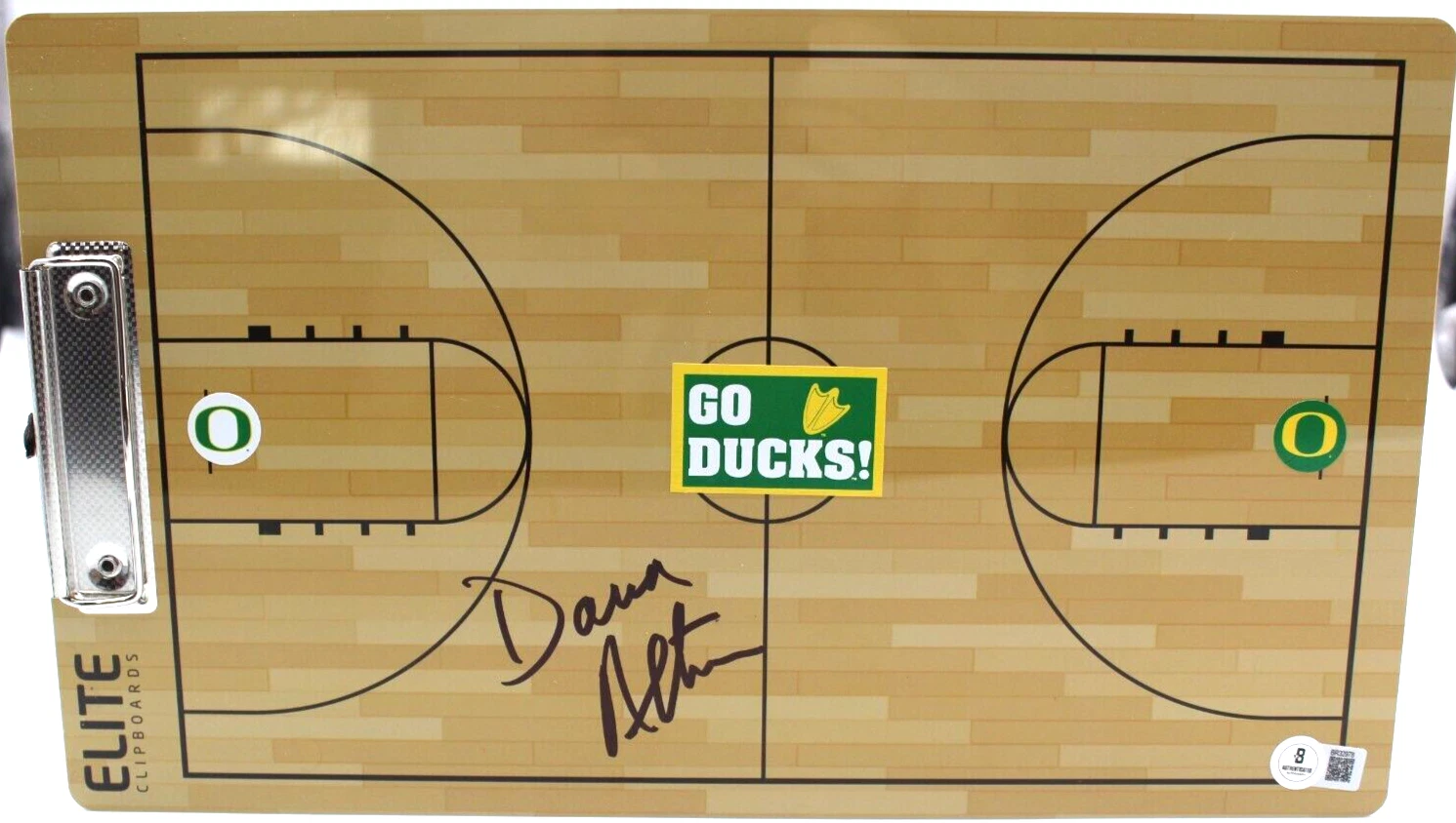 Dana Altman Oregon Ducks Signed Clipboard/Play w/Beckett COA BR32978