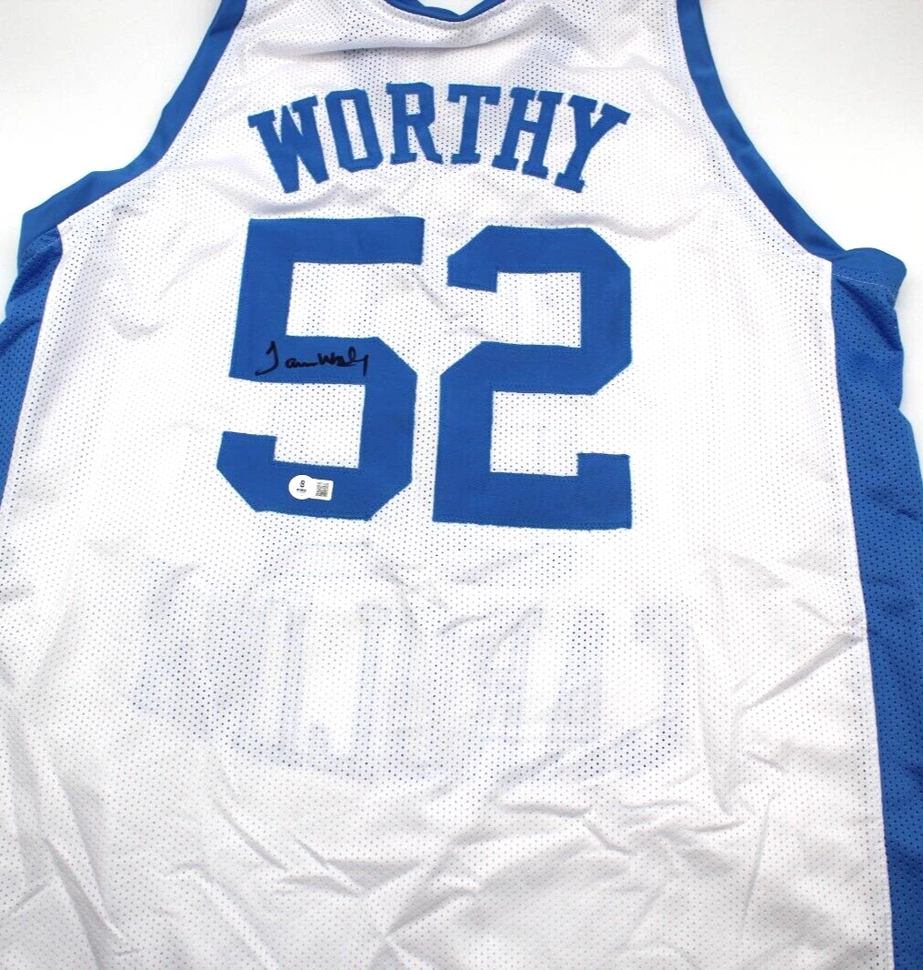 James Worthy North Carolina UNC Signed Custom Jersey W/Beckett COA 1W520040