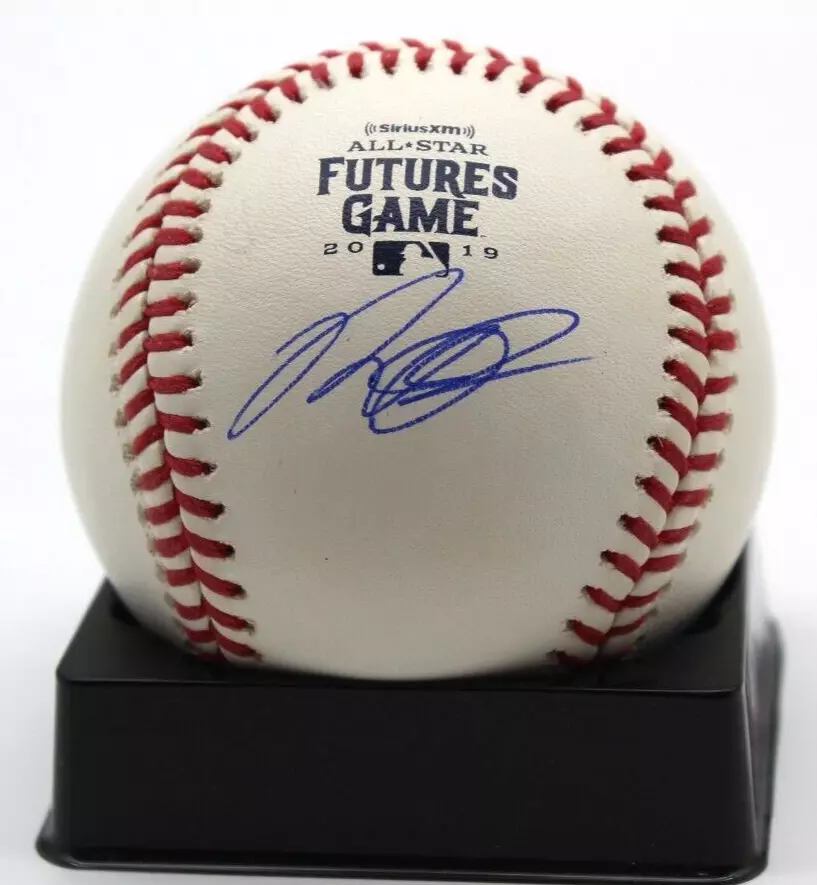 Nate Pearson Signed 2019 Futures Game Baseball Chicago Cubs w/Beckett BR93198