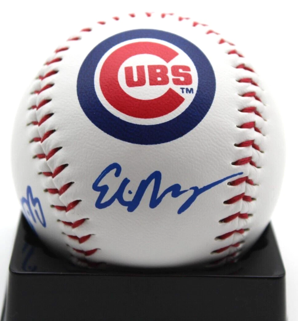 Elijah Morgan Signed Cubs Official Major League Baseball w/Beckett BR93175