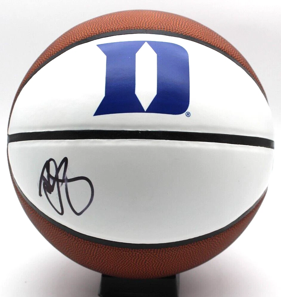 Carlos Boozer Duke Blue Devils Logo Basketball W/Beckett COA BR00338