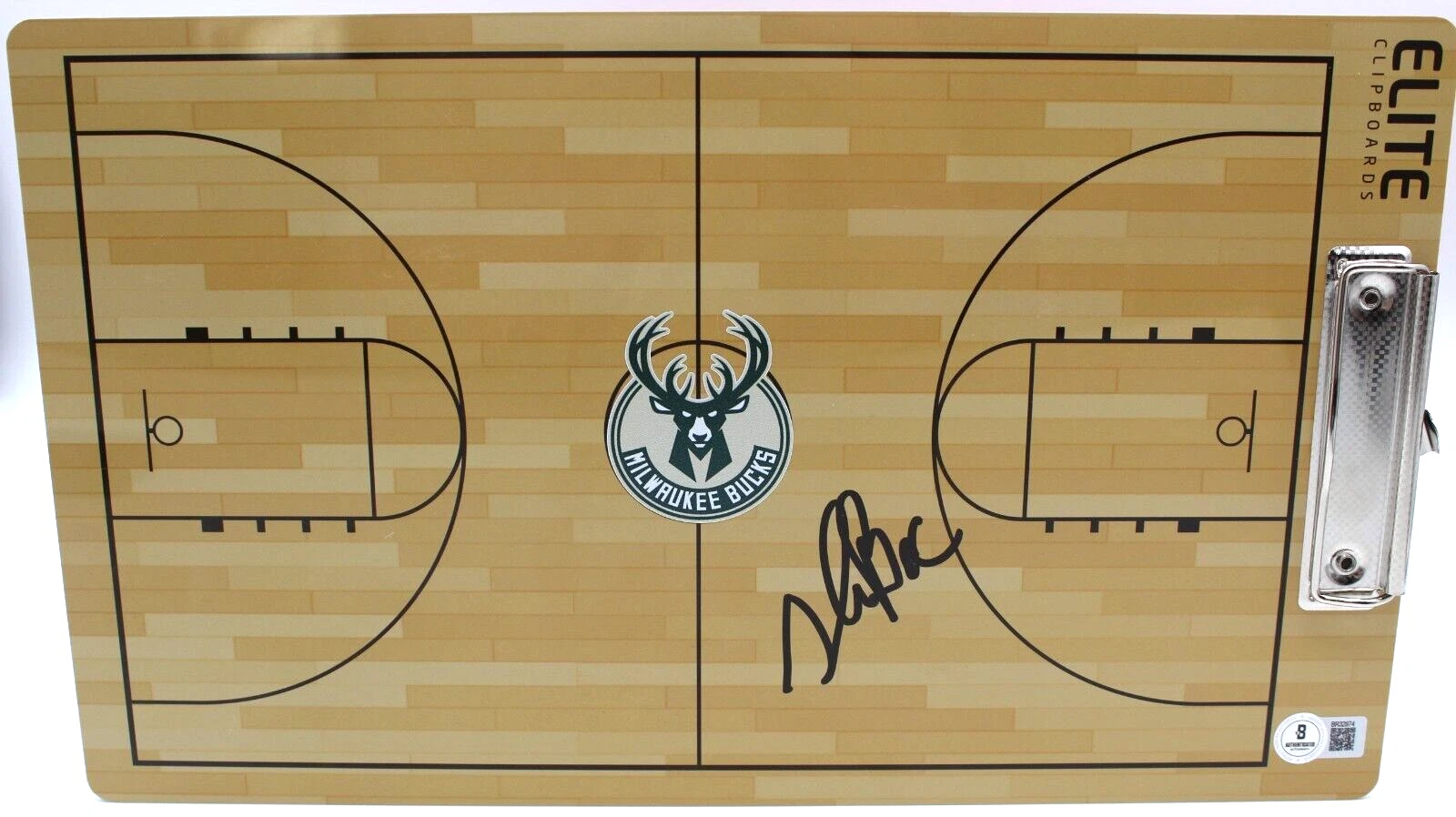 Doc Rivers Milwaukee Bucks Signed Clipboard w/Beckett COA BR32974