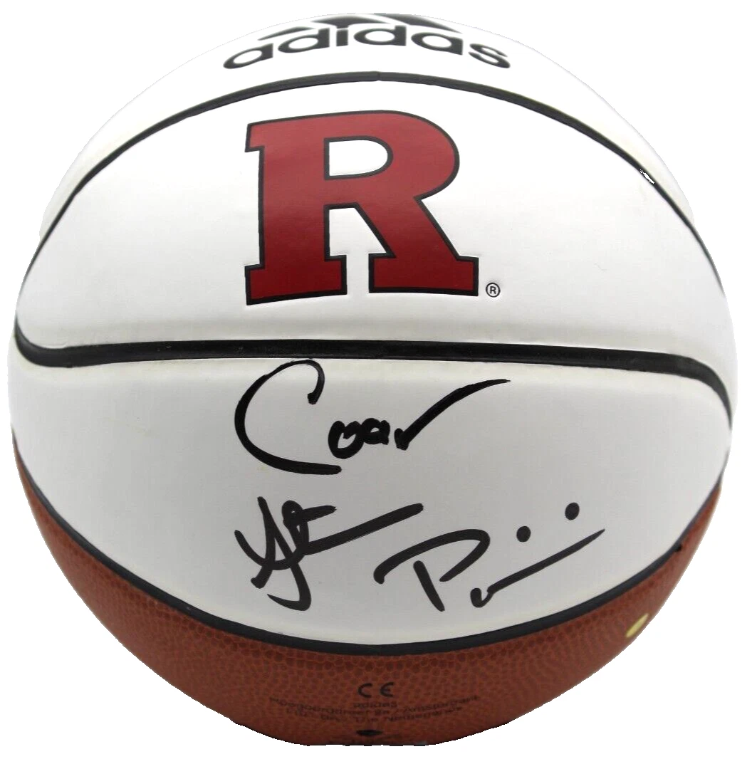 Steve Pikiell Rutgers Scarlet Knights Signed Mini Ball W/Beckett COA BR32940