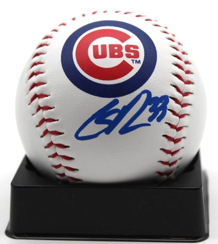 Glendon Rusch Signed Major League Chicago Cubs Logo Baseball w/Beckett BR93202