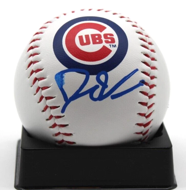 Jordan Wicks Signed Chicago Cubs Major League Logo Ball w/Beckett BAS BR93263