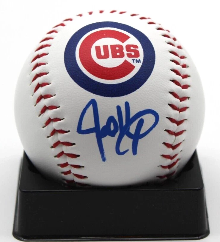 Jed Hoyer Signed Chicago Cubs Major League Logo Ball w/Beckett BAS BR93255