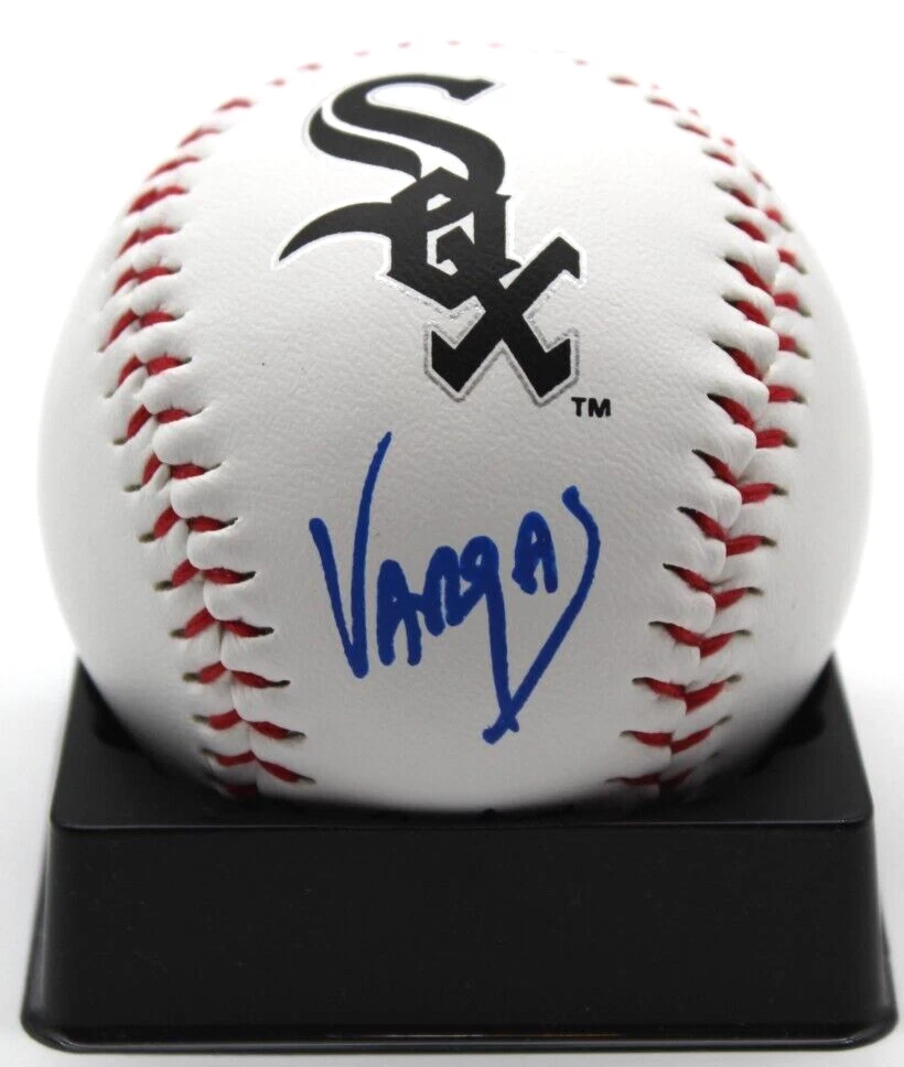 Miguel Vargas Signed White Sox Major League Logo Ball w/Beckett BAS BR93261