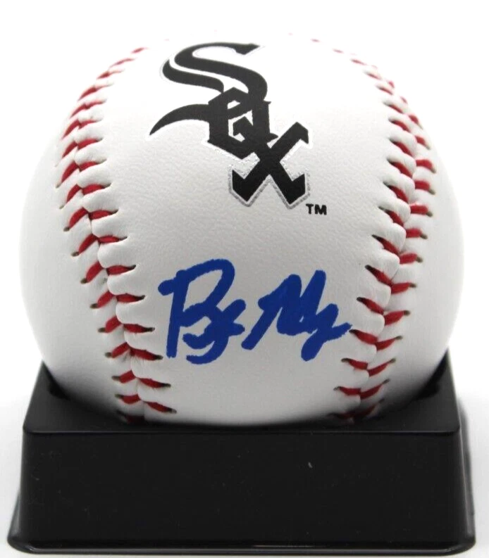 Braden Montgomery Signed White Sox Major League Logo Ball w/Beckett BAS BR93236