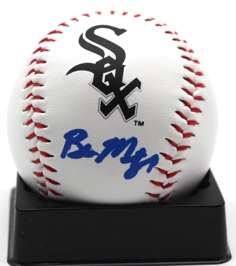 Braden Montgomery Signed White Sox Major League Logo Ball w/Beckett BAS BR93234
