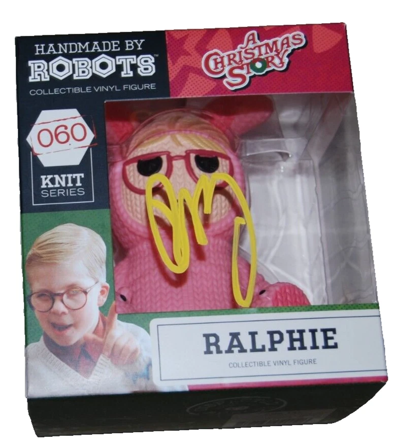 PETER BILLINGLSEY signed (A CHRISTMAS STORY) ROBOTS Figure BECKETT BR00353