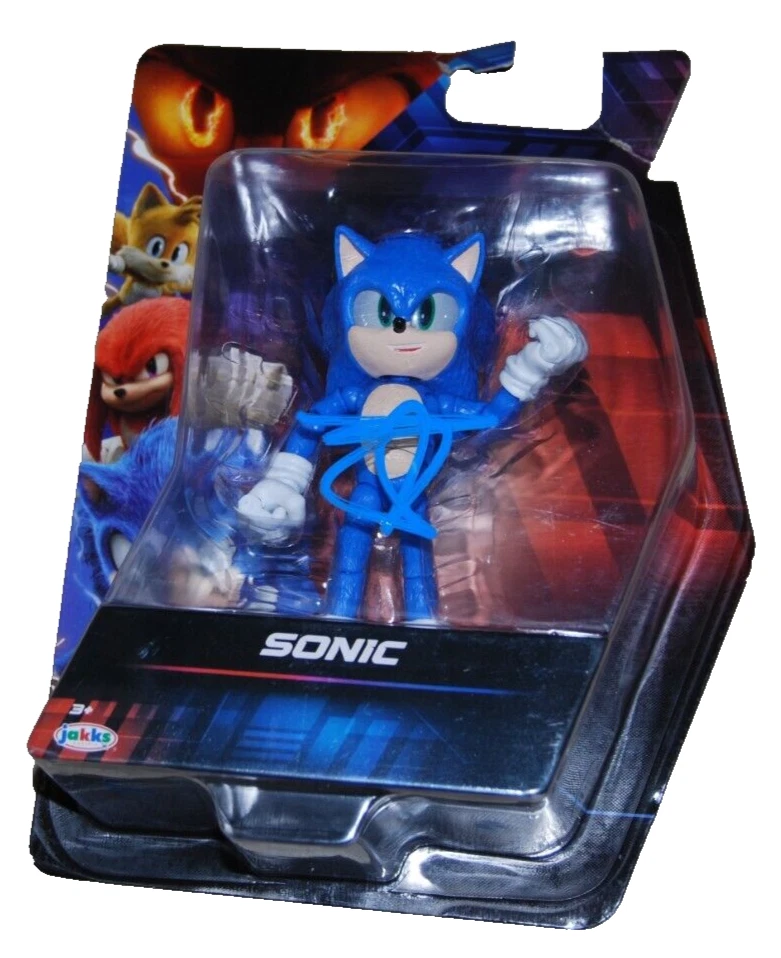 BEN SCHWARTZ signed (SONIC THE HEDGEHOG Sonic 3 movie toy figure BECKETT BR00375