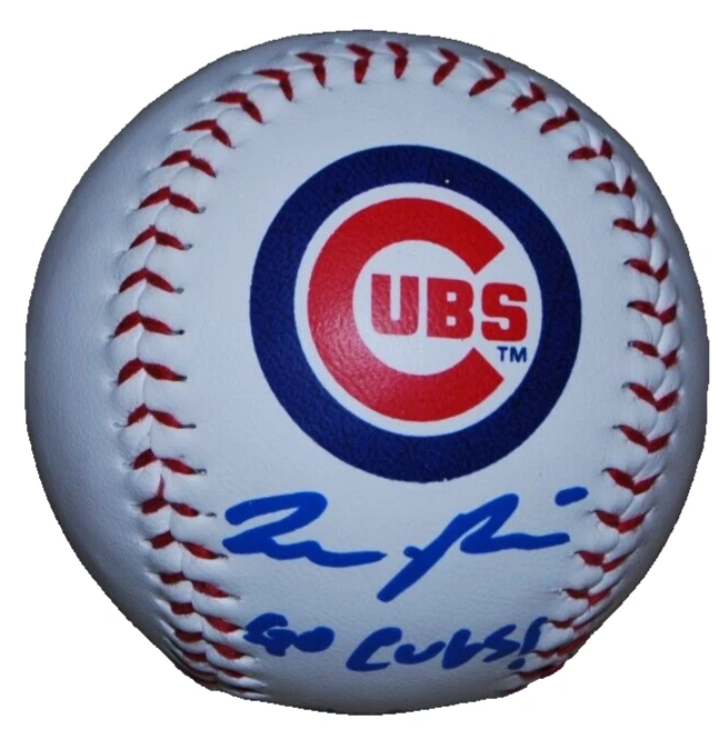 JEREMIAH PAPROCKI signed (CHICAGO CUBS) MLB logo baseball BECKETT BR67627