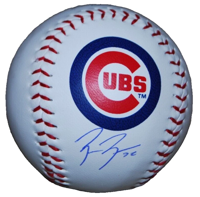 BEN BROWN signed (CHICAGO CUBS) MLB logo baseball BECKETT BAS BR67626